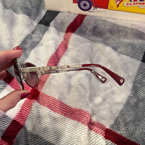 Coach Burgundy Sunglasses - Picture 3 of 3